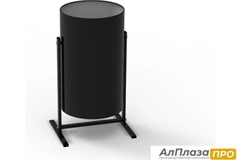 Урна уличная УРТ-19, разборная, черная, 19 литров