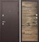 Дверь входная Толстяк Букле Шоколад Дуб пацифик 9699