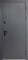 Дверь входная Luxor 2МДФ Вертикаль Зеркало Сатин Графит/Эмалит Белый 10386