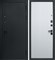 Дверь входная 9 см Вертикаль МДФ Сатин Черный/Эмалит Белый 10877