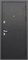 Дверь входная Толстяк Букле Антрацит Астана Милки Царга (860 мм, Правая) 9700-860R