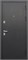 Дверь входная Толстяк Букле Антрацит Астана Милки Царга (860 мм, Левая) 9700-860L