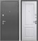 Дверь входная Luxor 2мм Cеребро Астана милки (860 мм, Левая) 9658-860L