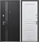 Дверь входная Luxor 2мм Букле Антрацит Багет (860 мм, Правая) 9655-860R