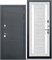 Дверь входная ISOTERMA Серебро Ривьера Айс (960 мм, Правая) 9647-960R