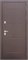 Дверь входная ISOTERMA Медный антик Темный кипарис (860 мм, Правая) 9643-860R