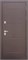 Дверь входная ISOTERMA Медный антик Темный кипарис (860 мм, Левая) 9643-860L