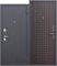 Дверь входная Гарда Муар 8 Черный Муар/Венге (960 мм, Левая) 9617-960L