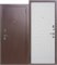 Дверь входная Гарда 8 Медный Антик/Белый ясень (960 мм, Левая) 9615-960L