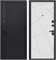 Дверь входная 7,5 см. Черный Кварц Сатин Черный/Сатин Белый (960 мм, Правая) 10384-960R