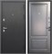 Дверь входная Толстяк Букле Черный/Ясень Графит Эмаль (860 мм, Левая) 10382-860L