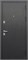 Дверь входная Толстяк Букле Черный/Ясень Графит Эмаль (860 мм, Левая) 10382-860L