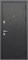 Дверь входная Толстяк Букле Черный/Ясень Графит Эмаль (960 мм, Правая) 10382-960R