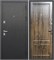 Дверь входная Толстяк Букле Черный/Грецкий Орех (960 мм, Левая) 10381-960L