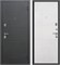 Дверь входная 7,5 см. Гарда Муар Черный Муар/Белый ясень (960 мм, Левая) 10375-960L