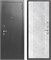 Дверь входная NOVA Антик Серебро/Бетон Снежный (860 мм, Правая) 10373-860R