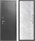 Дверь входная NOVA Антик Серебро/Бетон Снежный (960 мм, Правая) 10373-960R