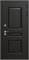 Дверь входная Nord Termo Букле Черный, Сосна Белая (860 мм, Правая) 11637-860R