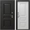 Дверь входная Nord Termo Букле Черный, Сосна Белая (860 мм, Левая) 11637-860L