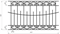 Забор кованый МЗК-10 (1500*2625) 3184