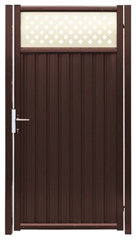 Калитка Estet Plus 2,0х1 RAL 8017/1014 9889 - фото 31955